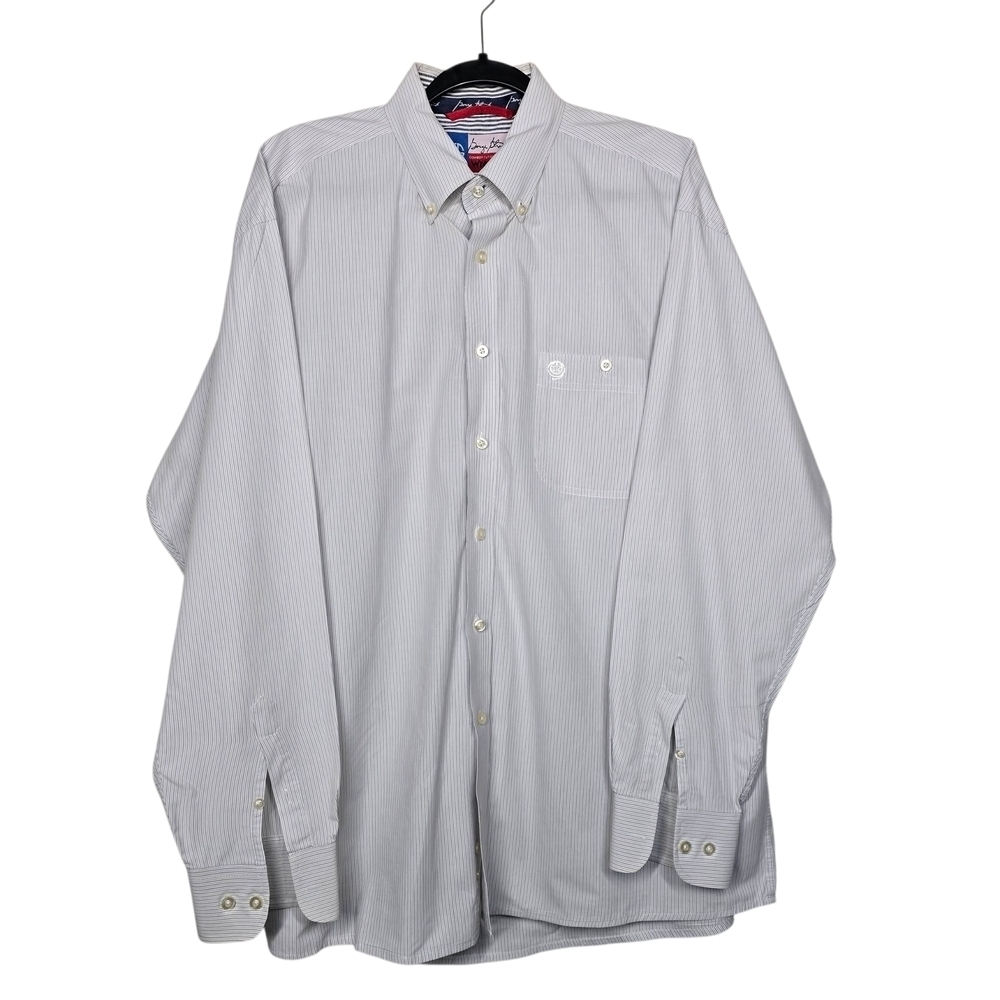 Wrangler Light Gray Men's Button Down Shirt